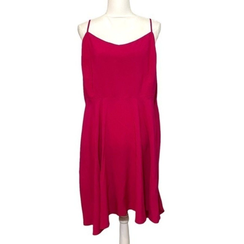 CLEARANCE NWOT Magenta Hot Pink Strappy Sleeveless Cami Mini Dress Old Navy New